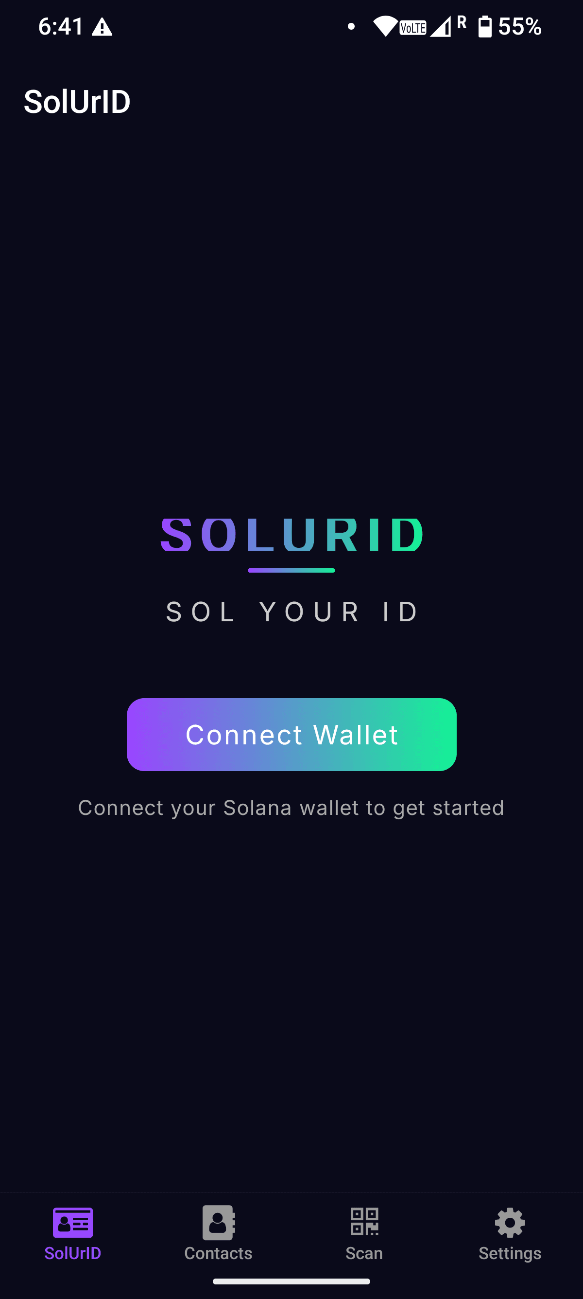 SolUrID — Sol Your ID screenshot 1