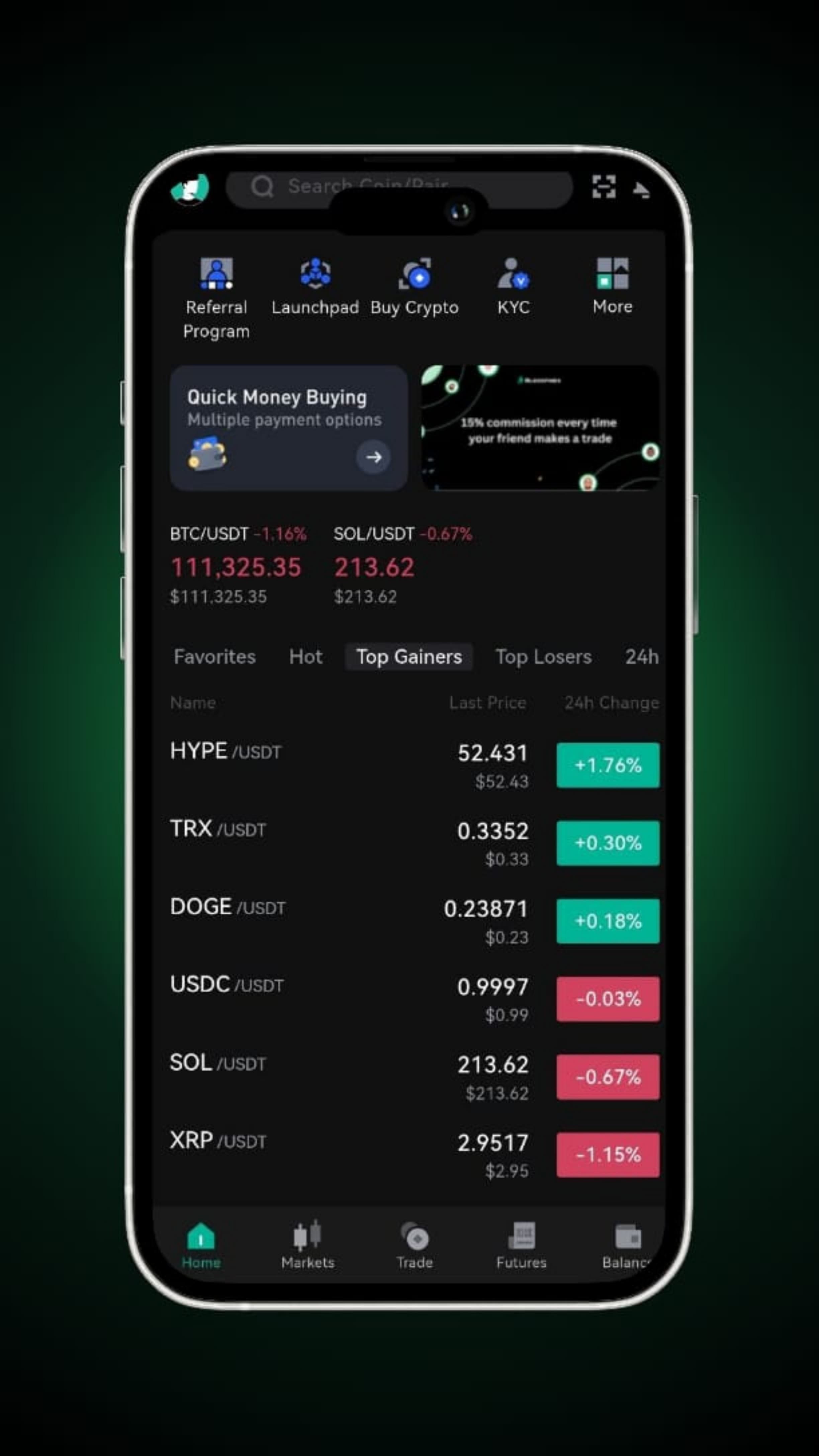 Blockfinex: Trade Crypto screenshot 1