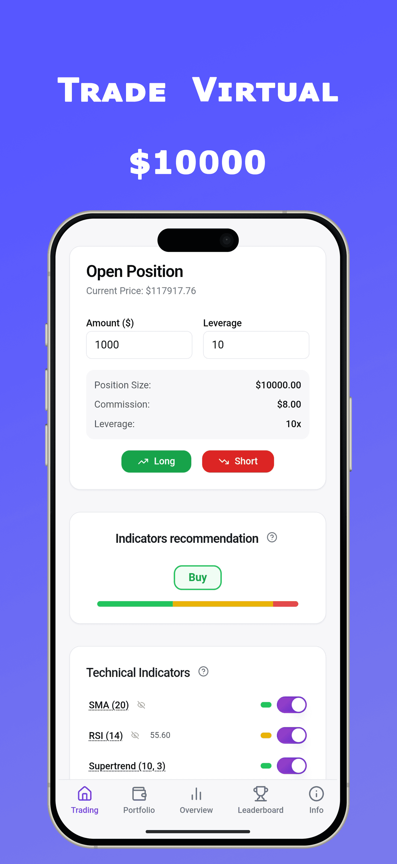 Crypto Trading Simulator screenshot 2