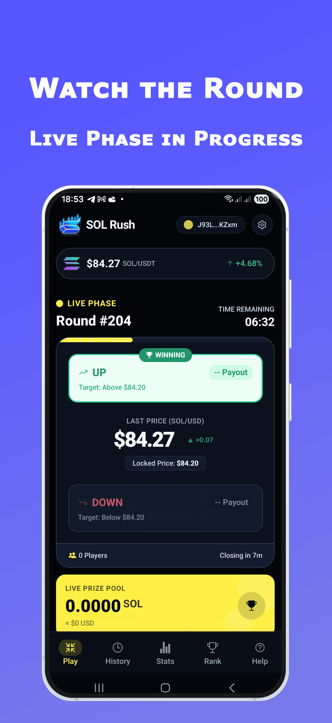 SOL Rush: Prediction Game screenshot 2
