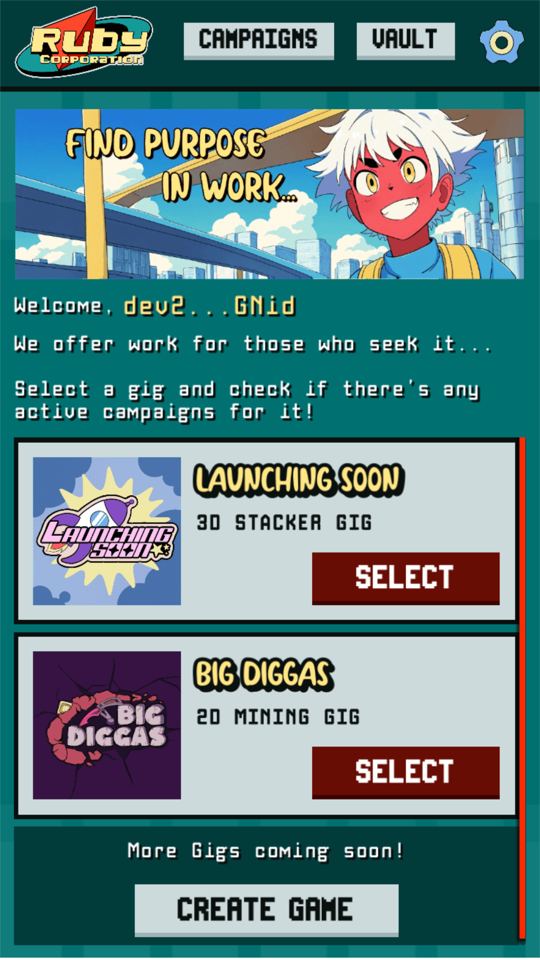 Ruby Corporation screenshot 2