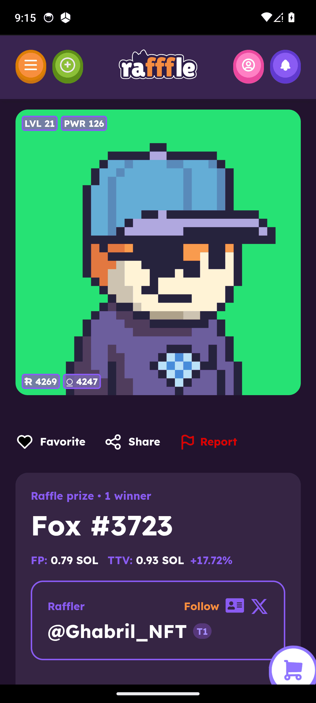 Rafffle screenshot 2