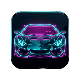 neon drift icon